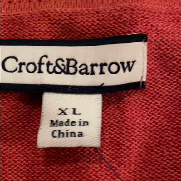 Paprika V-neck sweater mock undershirt lightweight - Picture 3 of 3